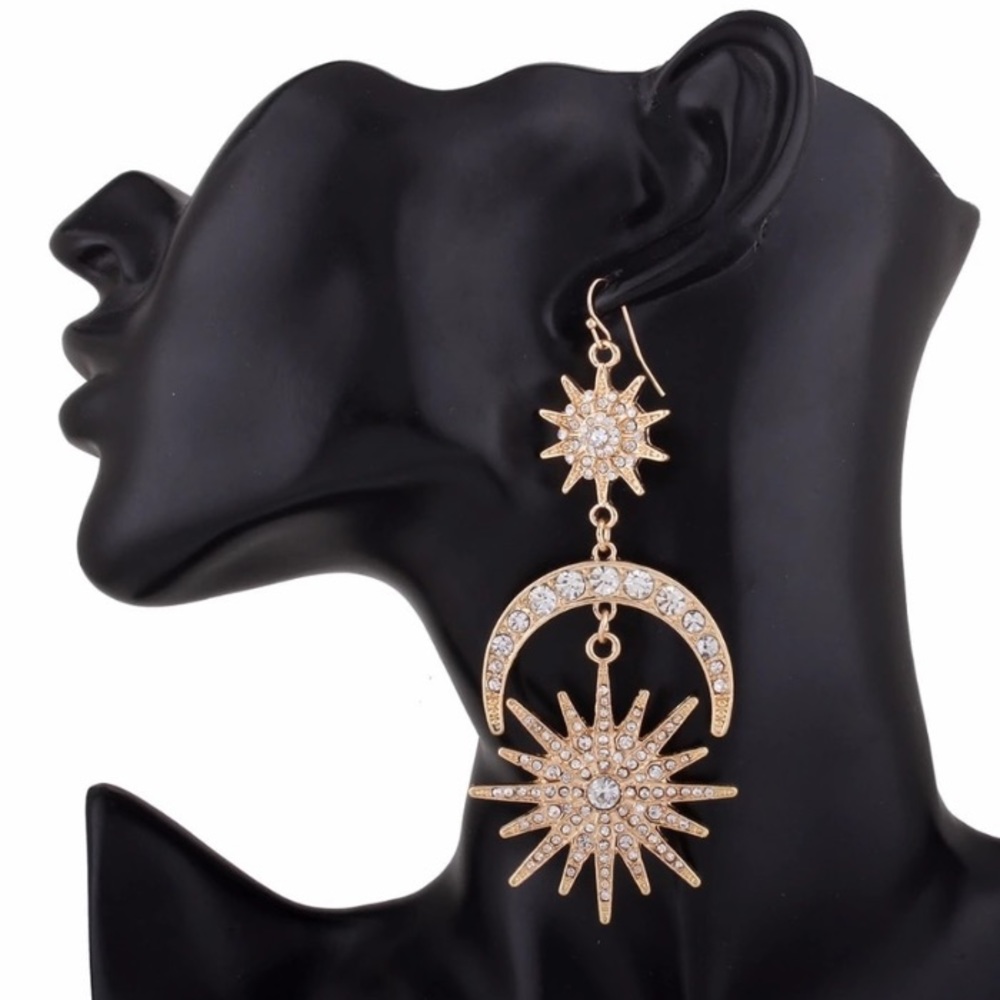 Moon and Star Gorgeous Earrings